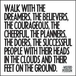 walk with the dreamers quote